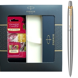 Długopis Parker Jotter Stainless Steel Stalowy GT z zapachem Yankee Candle