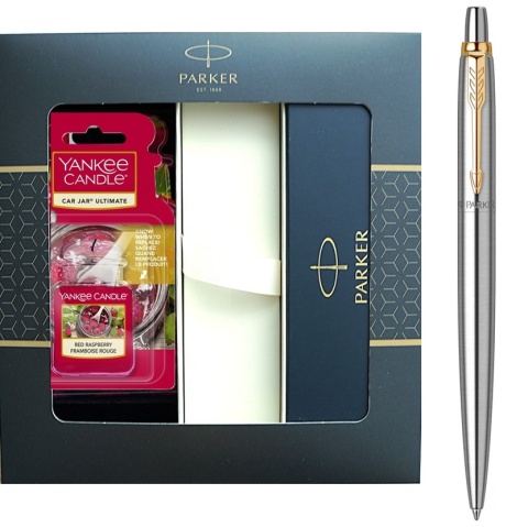 Długopis Parker Jotter Stainless Steel Stalowy GT z zapachem Yankee Candle