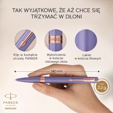 Długopis Parker Meridian Liliowy PGT 2247769