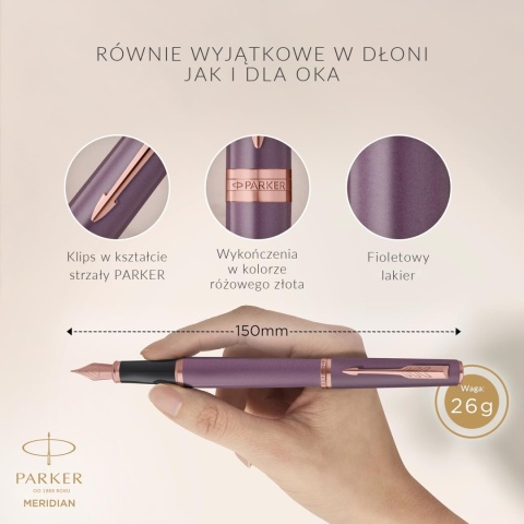 Pióro wieczne Parker Meridian Purpurowy Fiolet 2247762