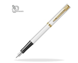 Pióro wieczne Waterman Impression Białe GT etui Premium
