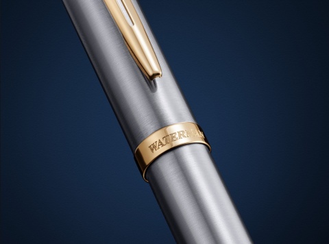 Pióro wieczne Waterman Impression Stalowy GT etui Premium