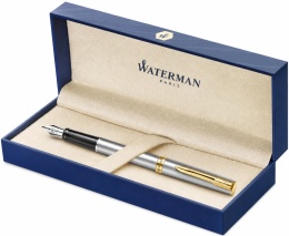 Pióro wieczne Waterman Impression Stalowy GT etui Premium