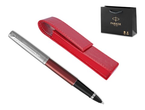 Pióro kulkowe Parker Jotter Czerwony Kensington Etui Pióro kulkowe Parker Jotter Czerwony Kensington Etui