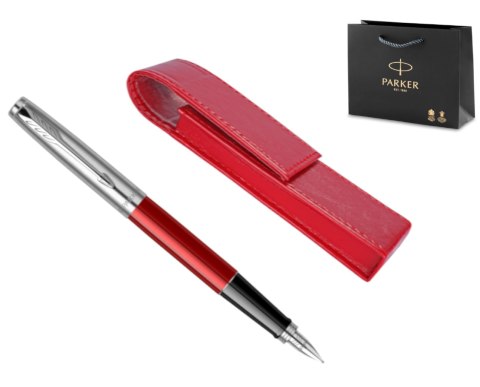 Pióro wieczne Parker Jotter Czerwony Kensington Etui Pióro wieczne Parker Jotter Czerwony Kensington Etui