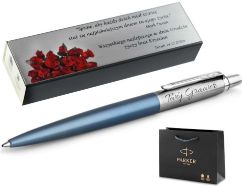 Długopis Parker Jotter Niebieski Waterloo 1953191 Długopis Parker Jotter Niebieski Waterloo 1953191