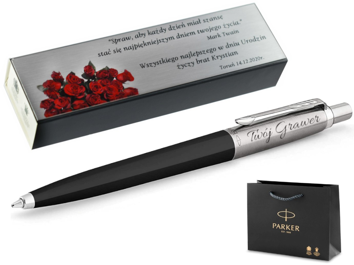 Długopis Parker Jotter Originals Czarny 2096873 Długopis Parker Jotter Originals Czarny 2096873