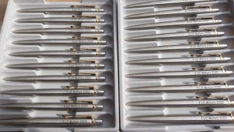 Długopis Parker Jotter Stal GT 23 złoto grawer etui Tuba Długopis Parker Jotter Stal GT 23 złoto grawer etui Tuba