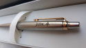 Długopis Parker Jotter Stal GT 23 złoto Etui Skóra