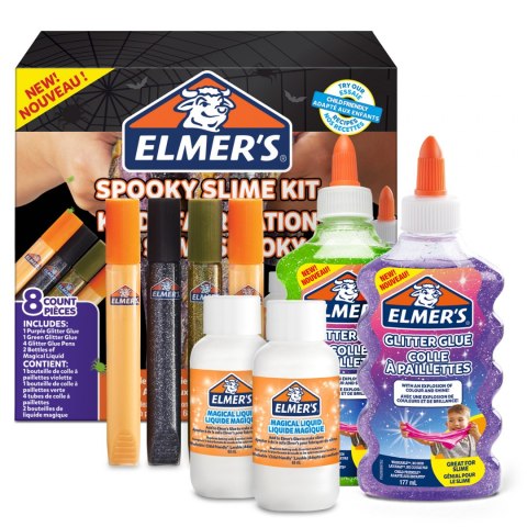 Zestaw ELMER'S SPOOKY SLIME KIT + CIENKOPISY FLAIR Zestaw ELMER'S SPOOKY SLIME KIT + CIENKOPISY FLAIR
