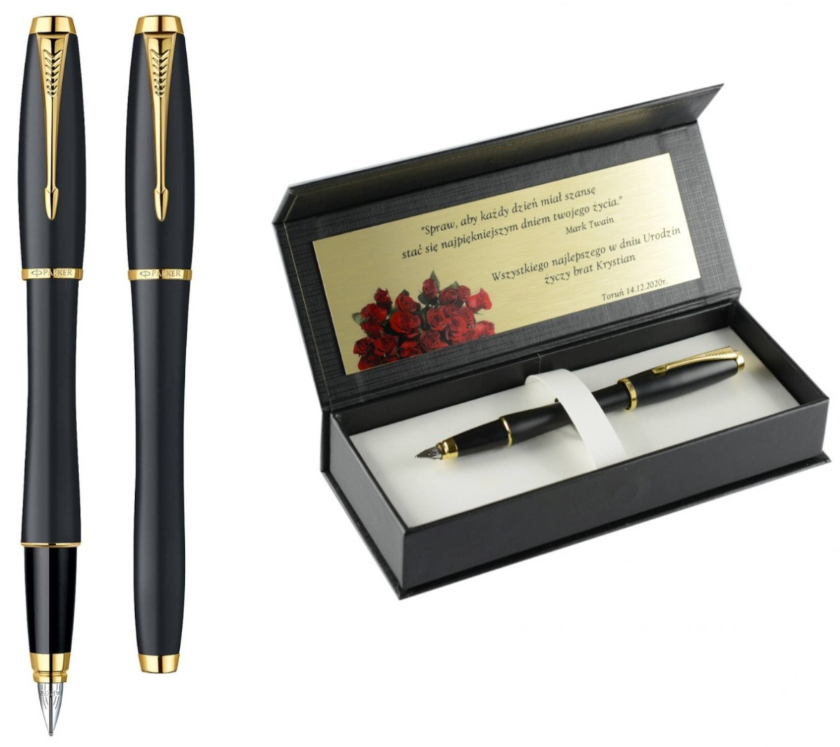 Pióro wieczne Parker Urban Muted Black GT S0850640 w Etui Pióro wieczne Parker Urban Muted Black GT S0850640 w Etui
