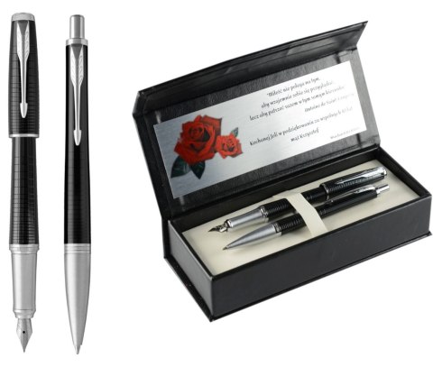 Pióro wieczne i długopis Parker Urban Premium Ebony Pióro wieczne i długopis Parker Urban Premium Ebony