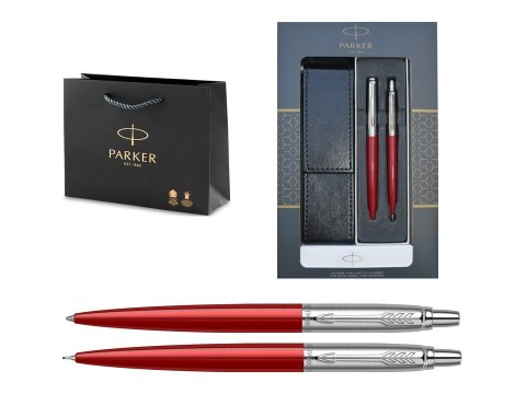 Zestaw Długopis i Ołówek Jotter Czerwony Kensington z Etui Zestaw Długopis i Ołówek Jotter Czerwony Kensington z Etui