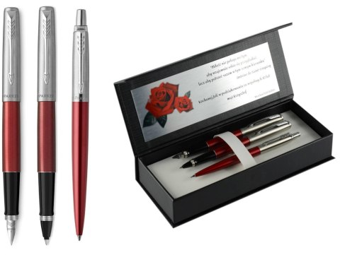 Zestaw pióro wieczne, kulkowe i ołówek Jotter Kensington Zestaw pióro wieczne, kulkowe i ołówek Jotter Kensington