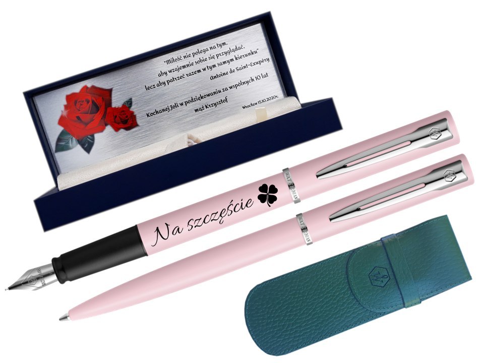 Zestaw Allure Pastel Różowy Pióro Wieczne i Długopis Zestaw Allure Pastel Różowy Pióro Wieczne i Długopis