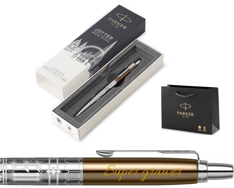 Długopis Parker Jotter London Archit. Bronze Gothic 2025826 Długopis Parker Jotter London Archit. Bronze Gothic 2025826