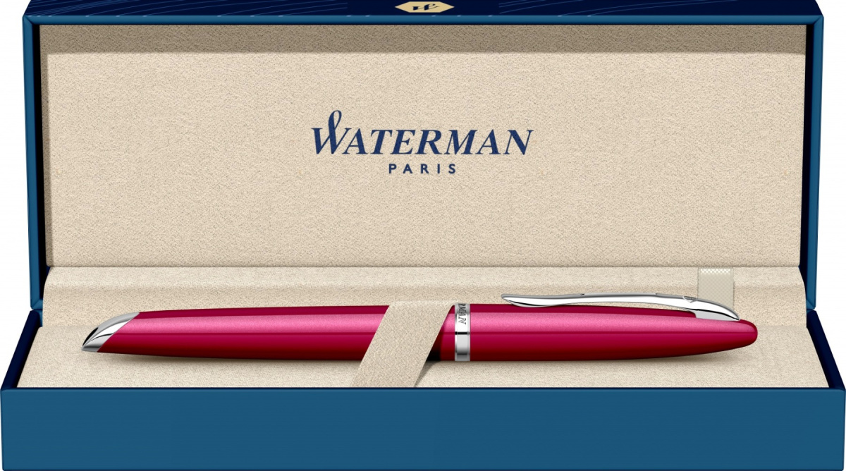 Carene Waterman Lśniąca czerwień pióro wieczne stalówka 18k Carene Waterman Lśniąca czerwień pióro wieczne stalówka 18k