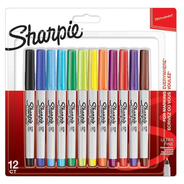Zestaw Sharpie 12 kolorów Ultra Fine