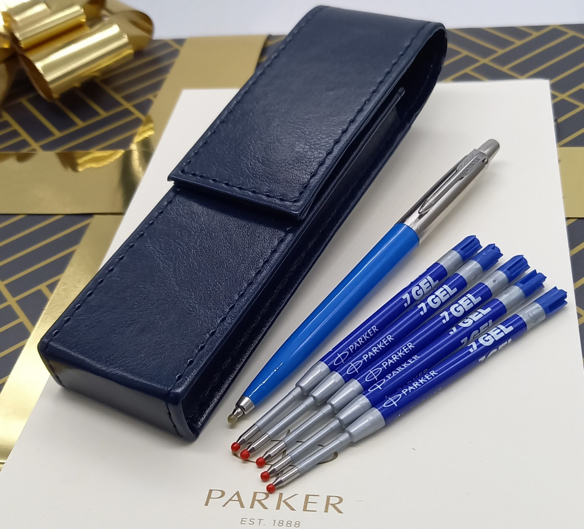 Długopis Parker Jotter Niebieski Etui + Wkłady Gratis