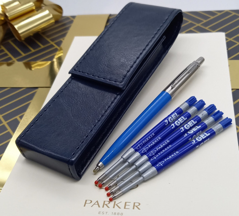 Długopis Parker Jotter Niebieski Etui + Wkłady Gratis Długopis Parker Jotter Niebieski Etui + Wkłady Gratis