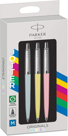 Długopisy Parker Jotter Orginals Pastel Trio