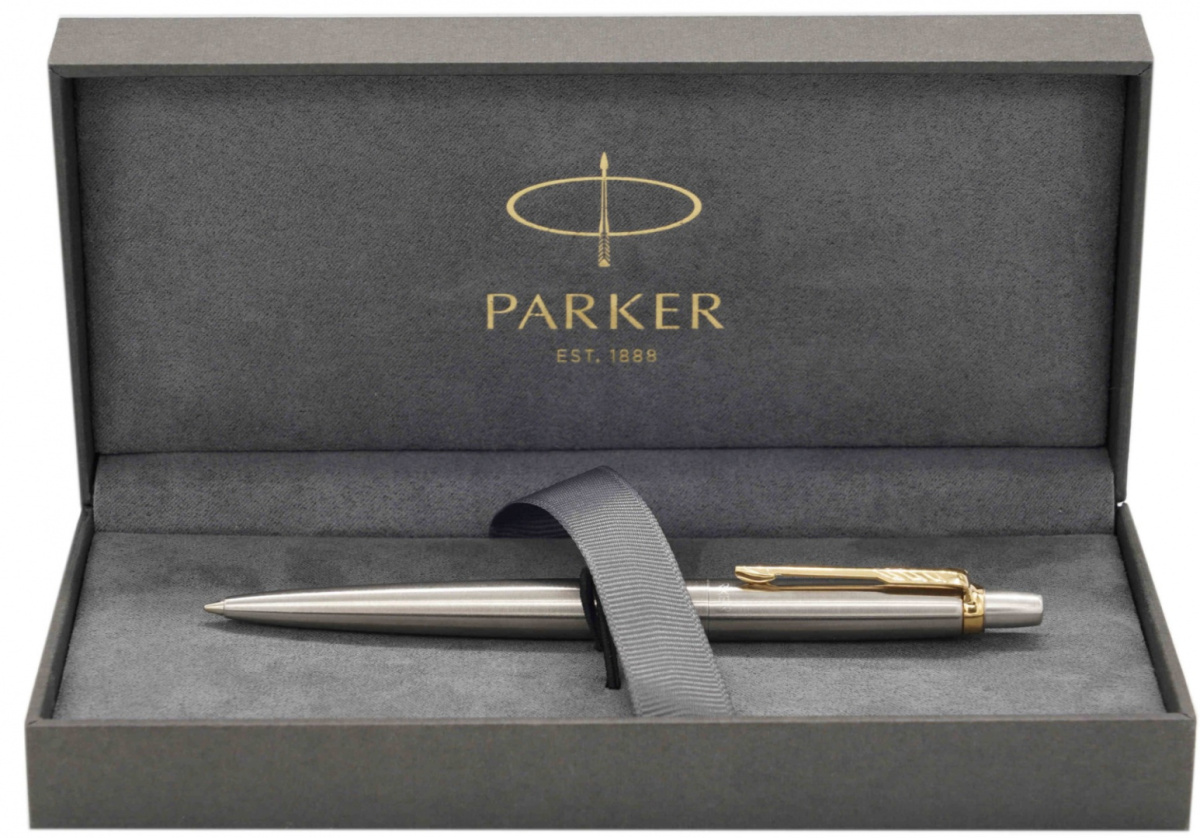 Zestaw długopis Parker Jotter Stal GT 23k złoto 1953182