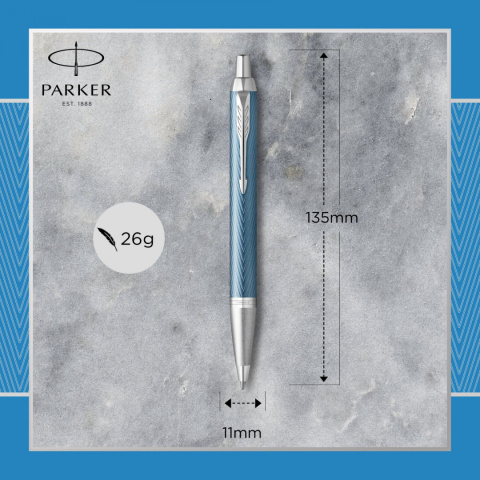 Długopis Parker IM Premium Blue Grey 2143645 Długopis Parker IM Premium Blue Grey 2143645