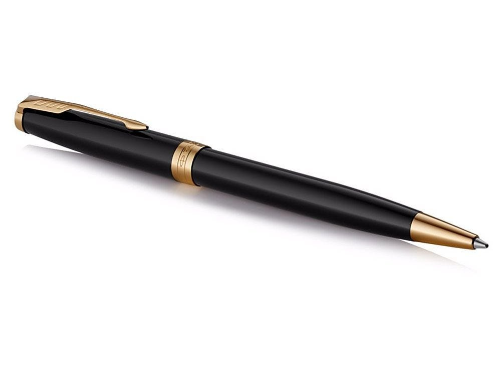 Długopis Parker Sonnet Czarna Laka GT 1931497 etui z kartą Długopis Parker Sonnet Czarna Laka GT 1931497 etui z kartą