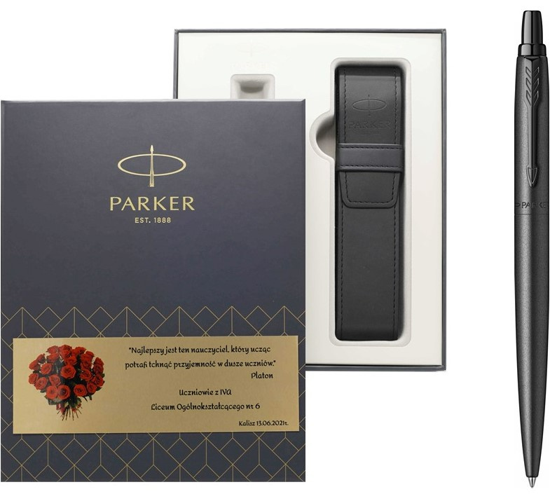 Zestaw długopis Parker Jotter XL Black Etui Exclusive z tabliczką Zestaw długopis Parker Jotter XL Black Etui Exclusive z tabliczką