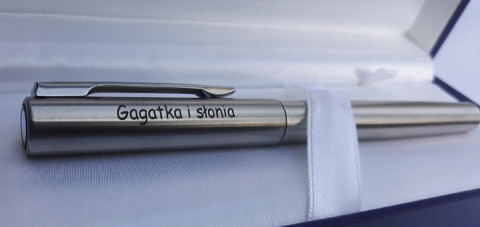 Pióro wieczne Vector XL Stalowe GT z tabliczką na Komunię Świętą Pióro wieczne Vector XL Stalowe GT z tabliczką na Komunię Świętą