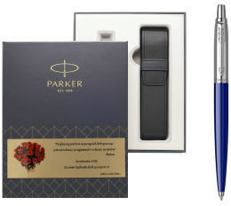 Zestaw długopis Parker Jotter Granatowy Etui Exclusive z tabliczką na Komunię Świętą