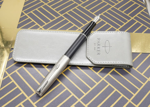 Parker pióro wieczne Sonnet Sand Blaster Black CT z tabliczką na Komunię Świętą Parker pióro wieczne Sonnet Sand Blaster Black CT z tabliczką na Komunię Świętą